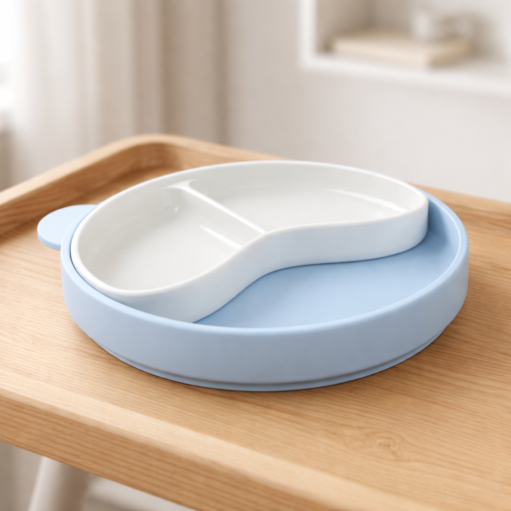👉 Giggle Bubs,Toddler Grow-With-Me Feeding Set