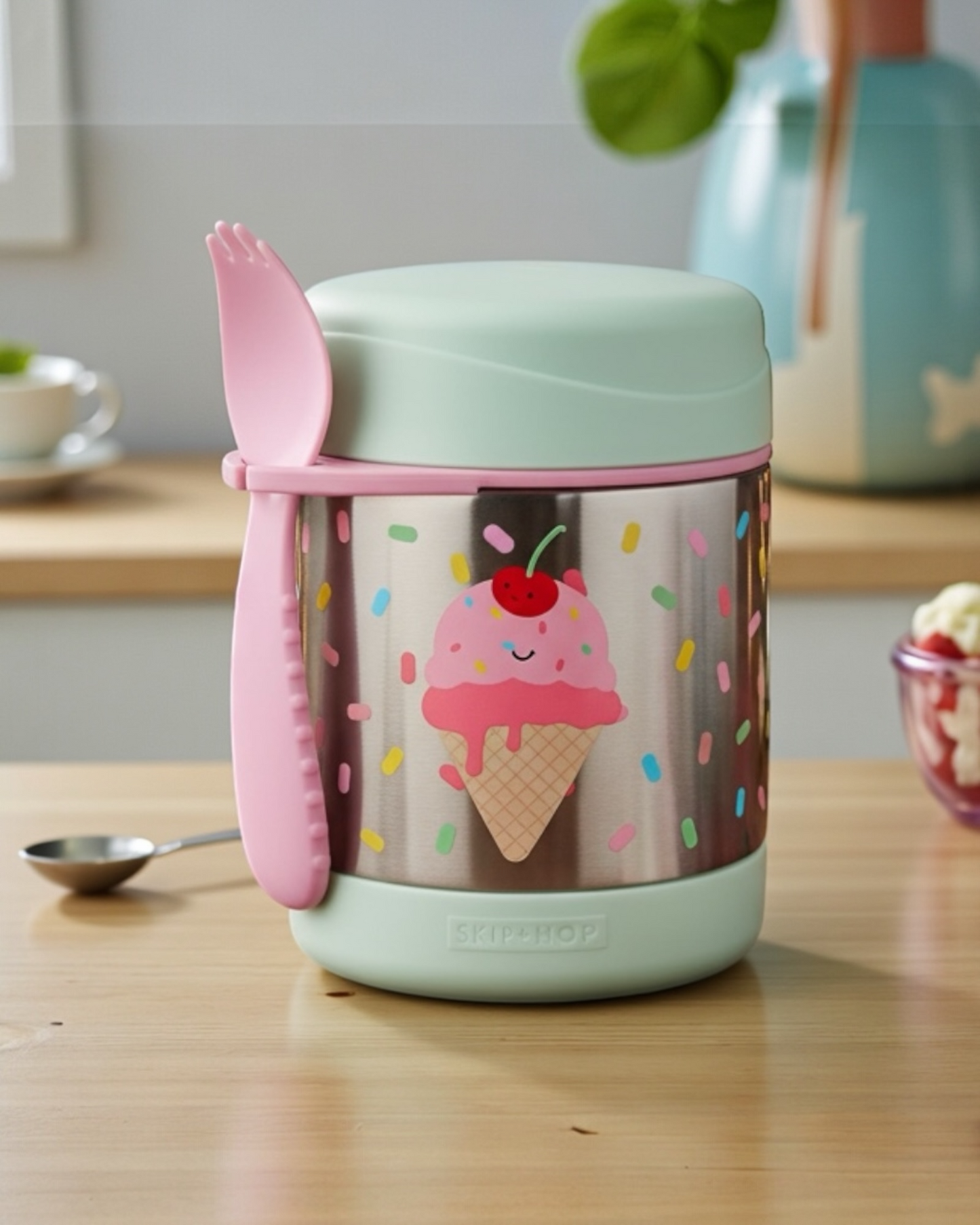 Skip Hop Spark Style Insulated Food Jar - Ice Cream