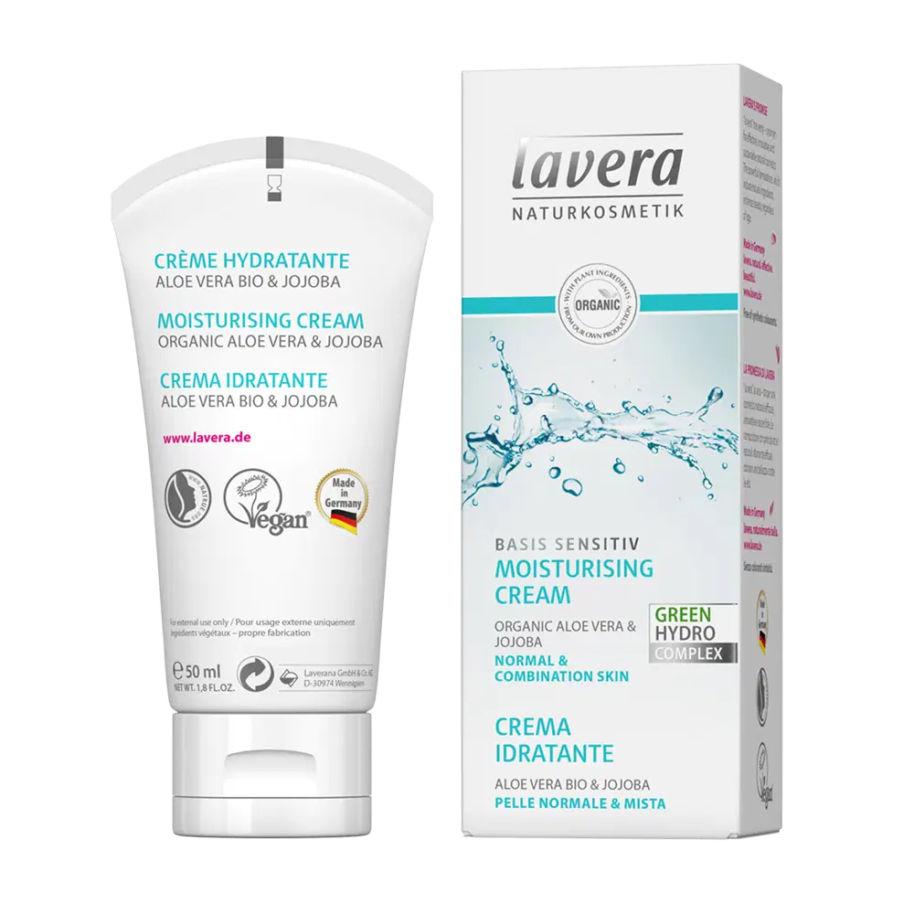 LAVERA Basis Sensitiv Moisturising Cream 50ml - Vegan