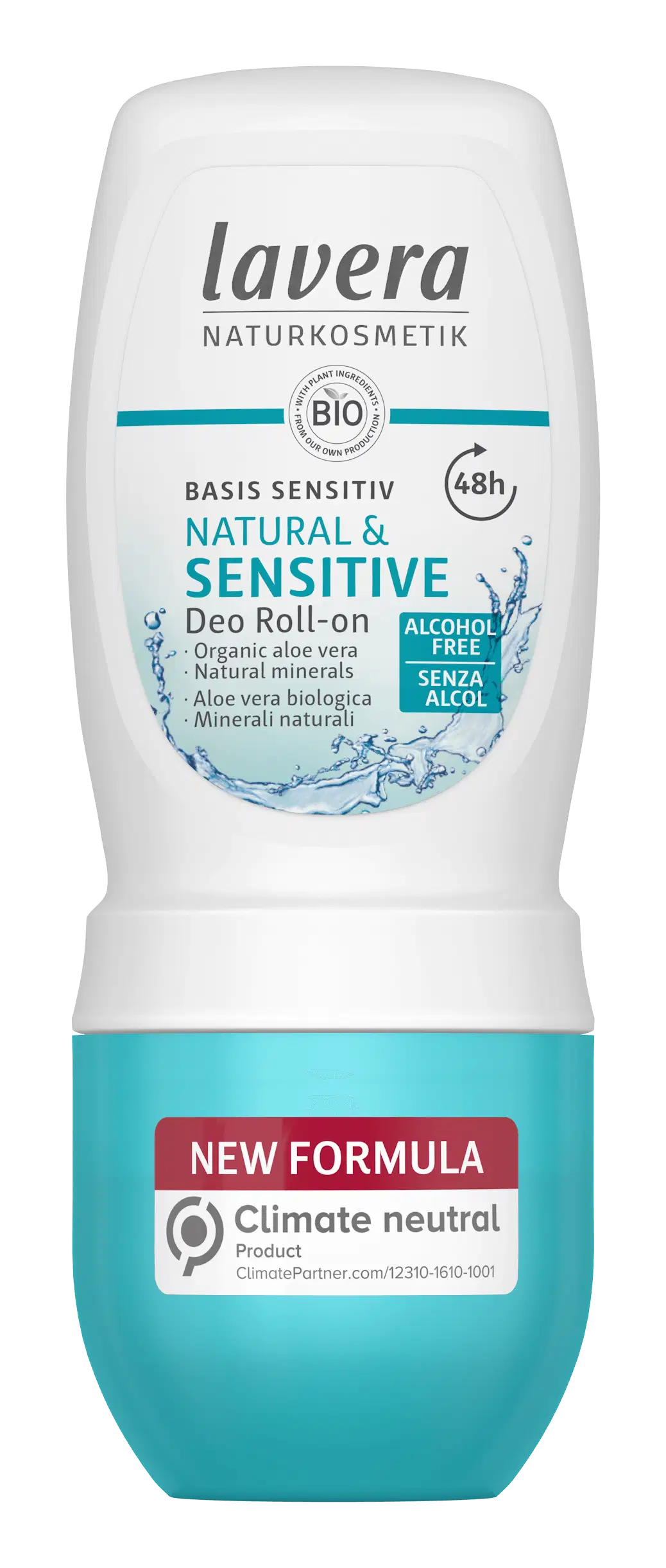 Natural Sensitive Deodorant Roll On 50ml - Lavera AU