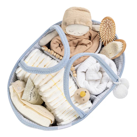 FEPHAS, Diaper Caddy| Misty Blue