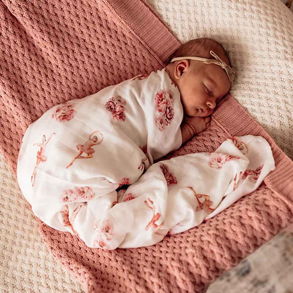 Snuggle Hunny Ballerina Organic Muslin Wrap