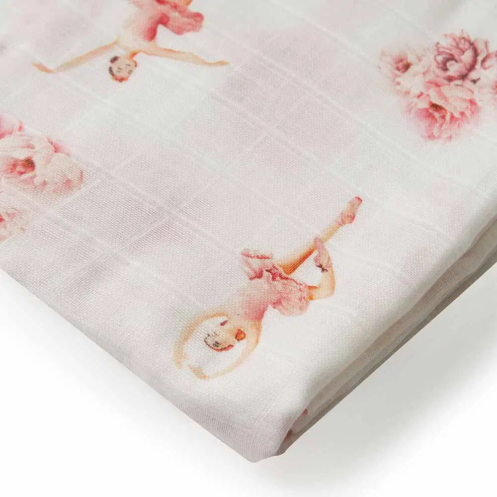 Snuggle Hunny Ballerina Organic Muslin Wrap