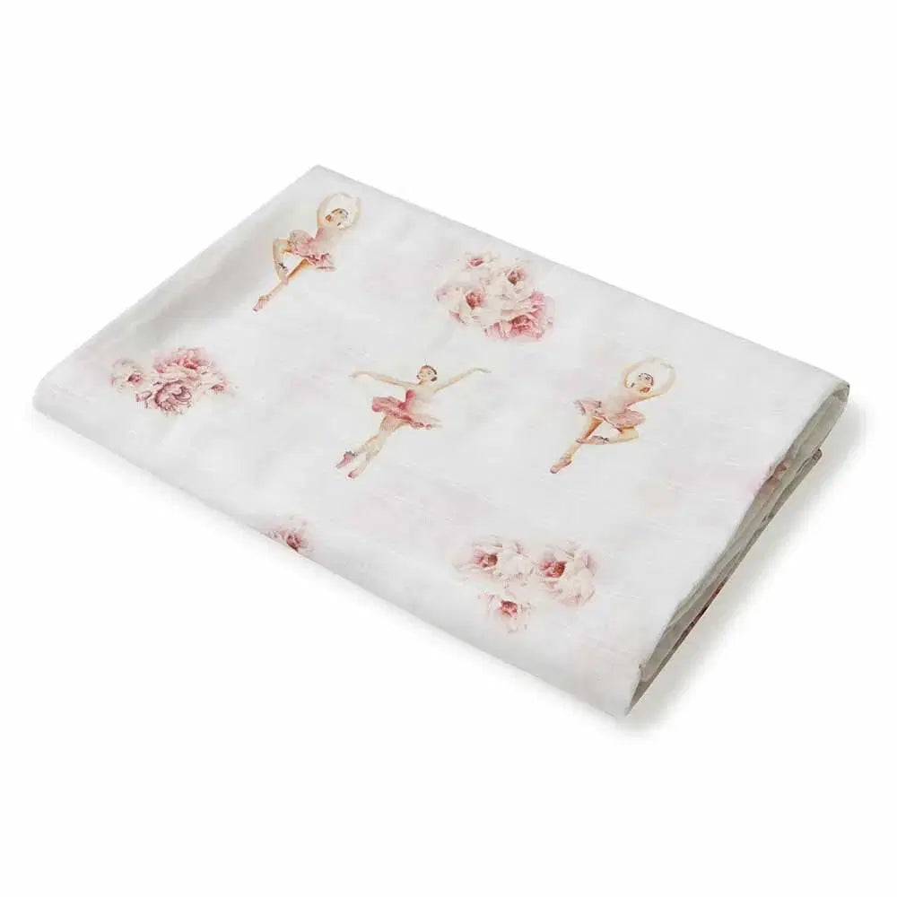 Snuggle Hunny Ballerina Organic Muslin Wrap