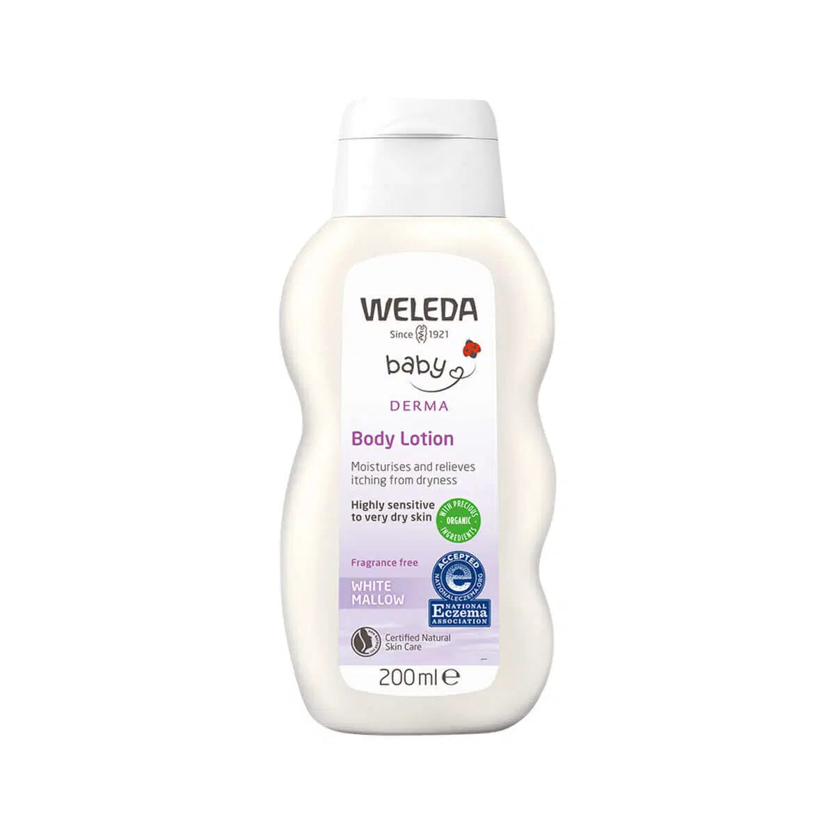 weleda baby white mallow body lotion