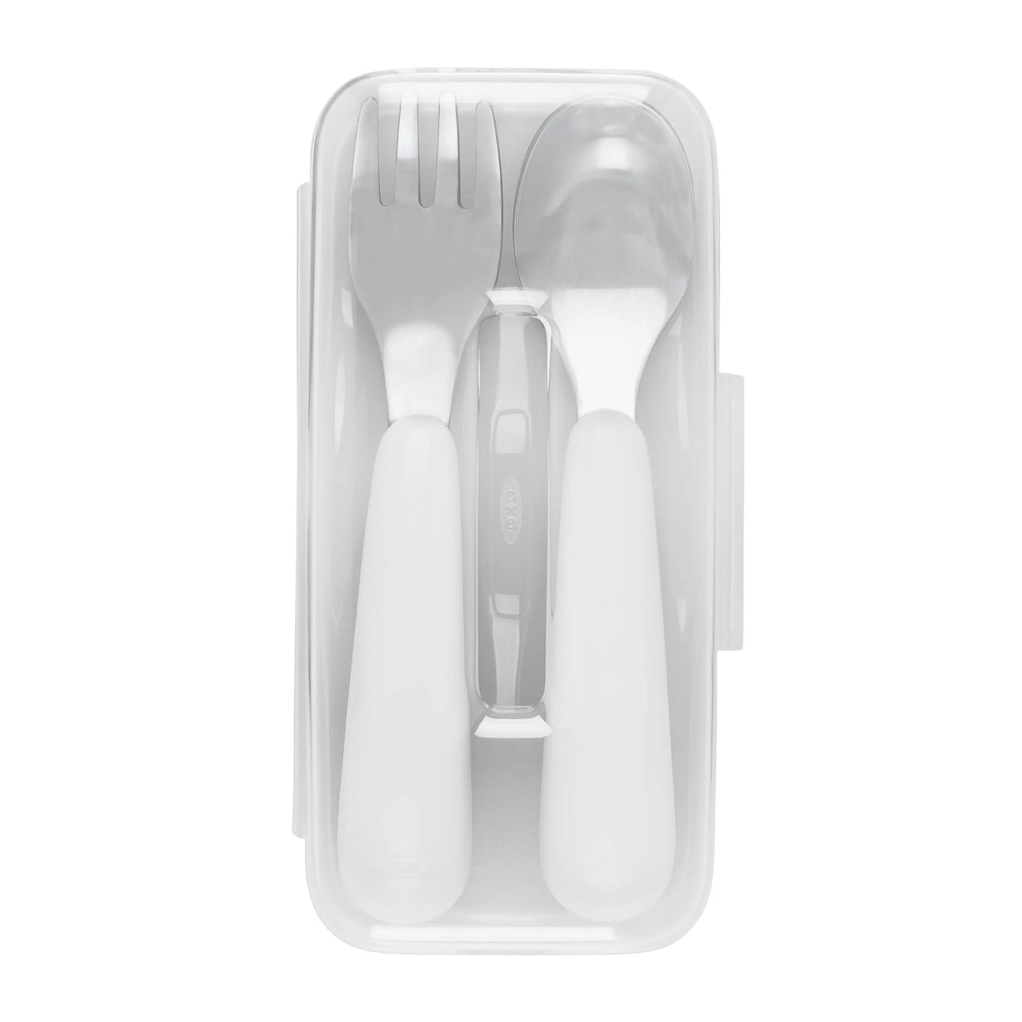 OXO Tot On The Go Fork And Spoon Set Teal