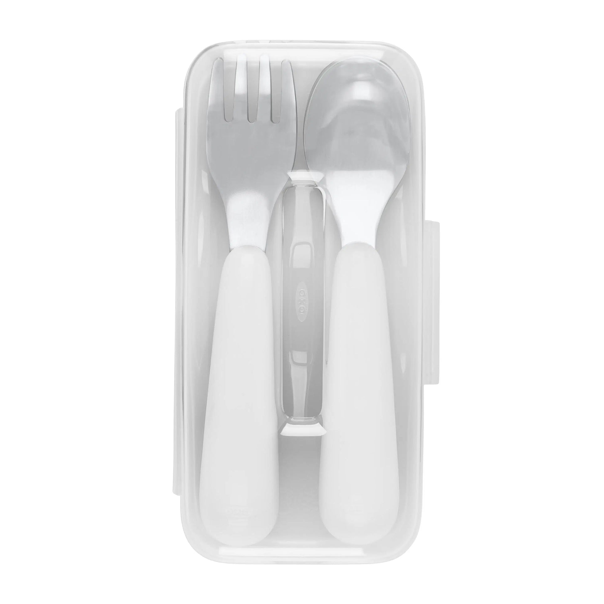 OXO Tot On The Go Fork And Spoon Set Teal