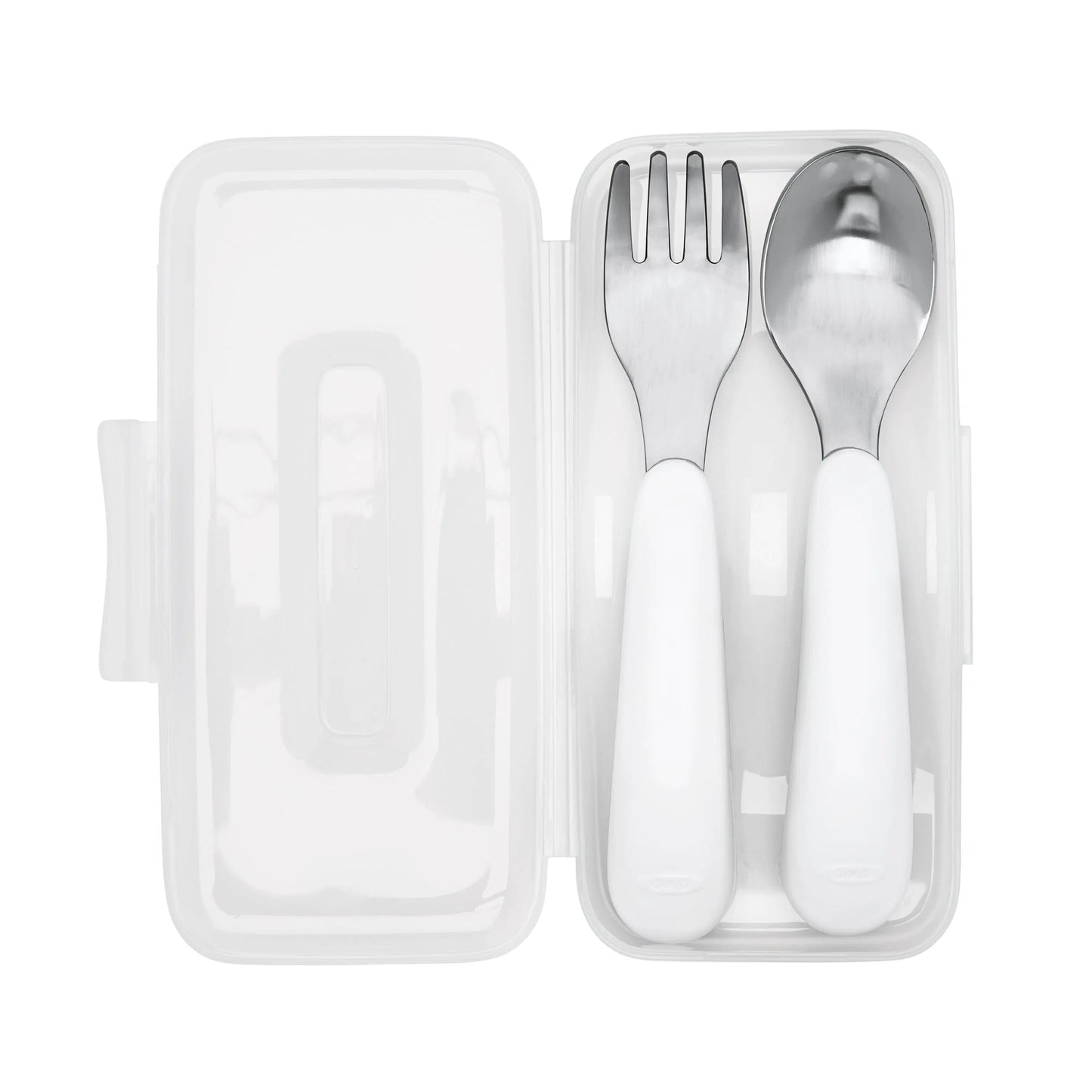OXO Tot On The Go Fork And Spoon Set Teal