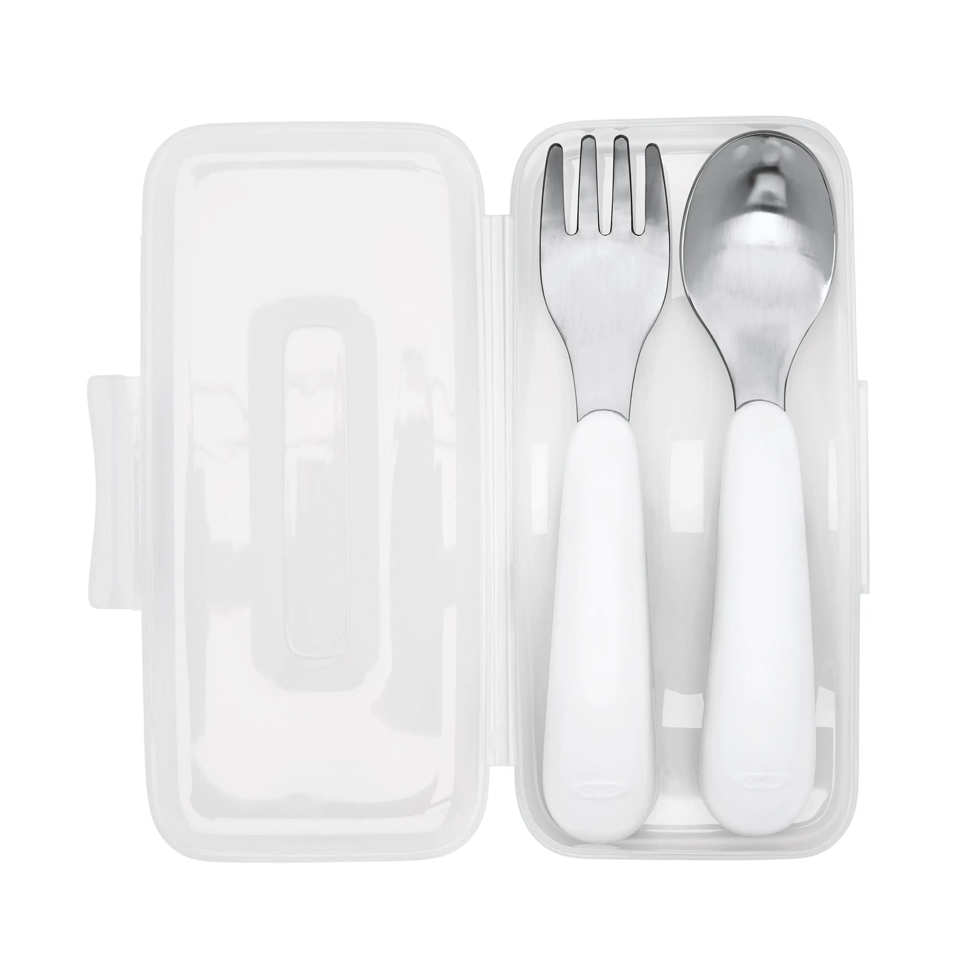 OXO Tot On The Go Fork And Spoon Set Teal