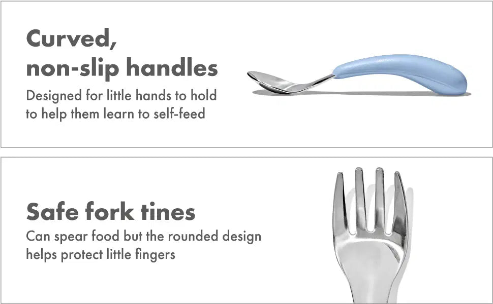 OXO TOT FORK & SPOON SET - DUSK