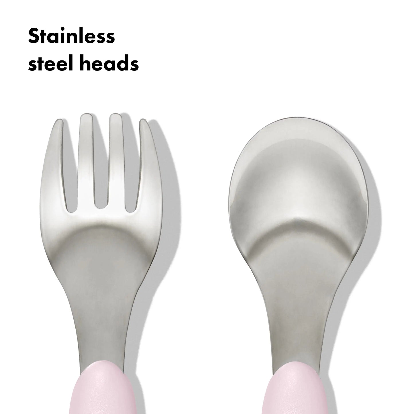 OXO TOT Fork & Spoon Set - Blossom
