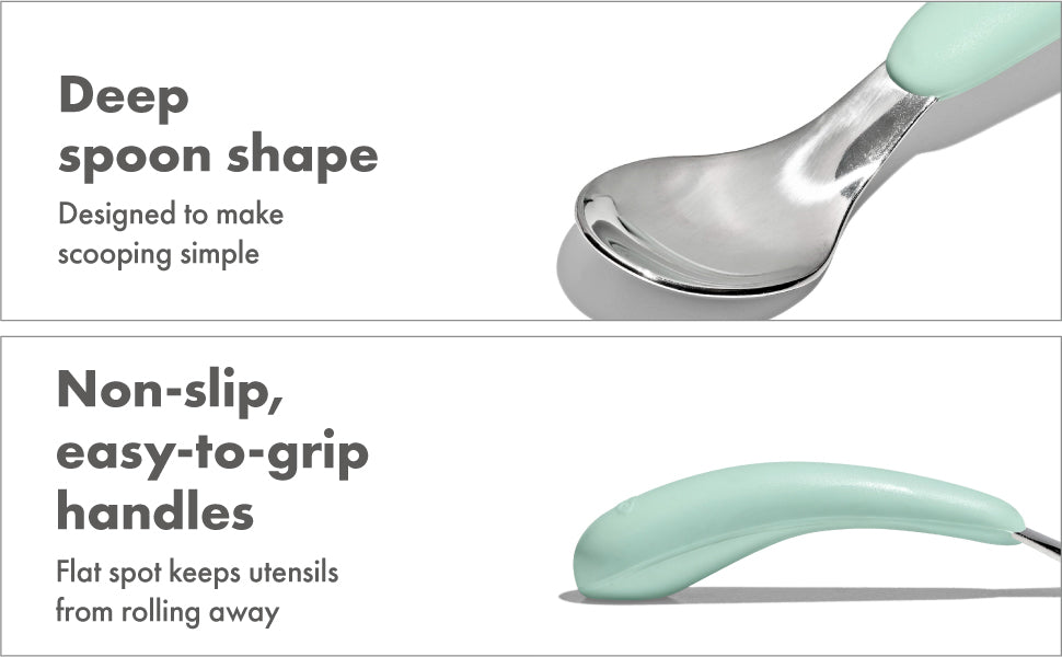 OXO TOT Fork & Spoon Set - Opal