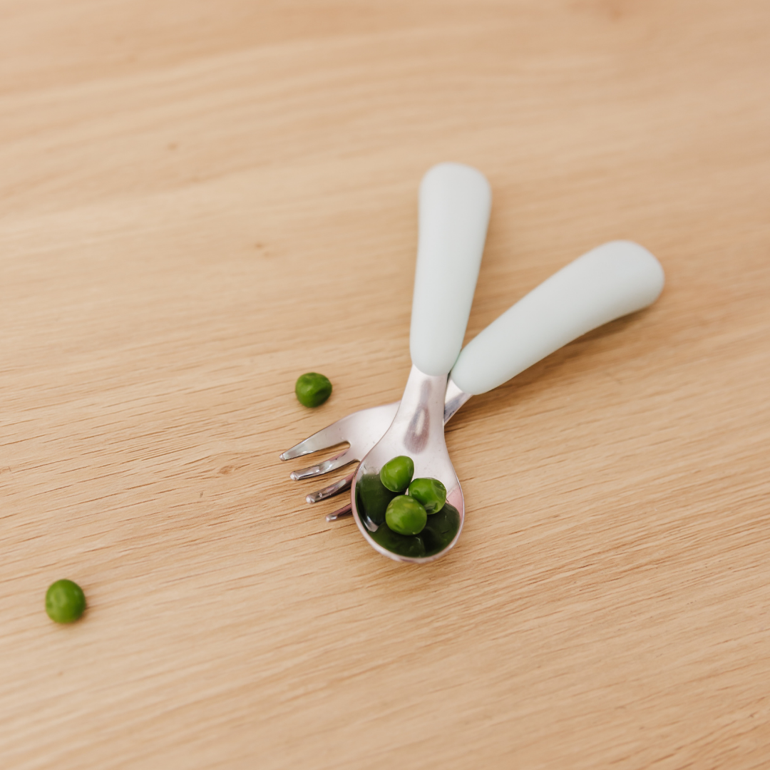 OXO TOT Fork & Spoon Set - Opal