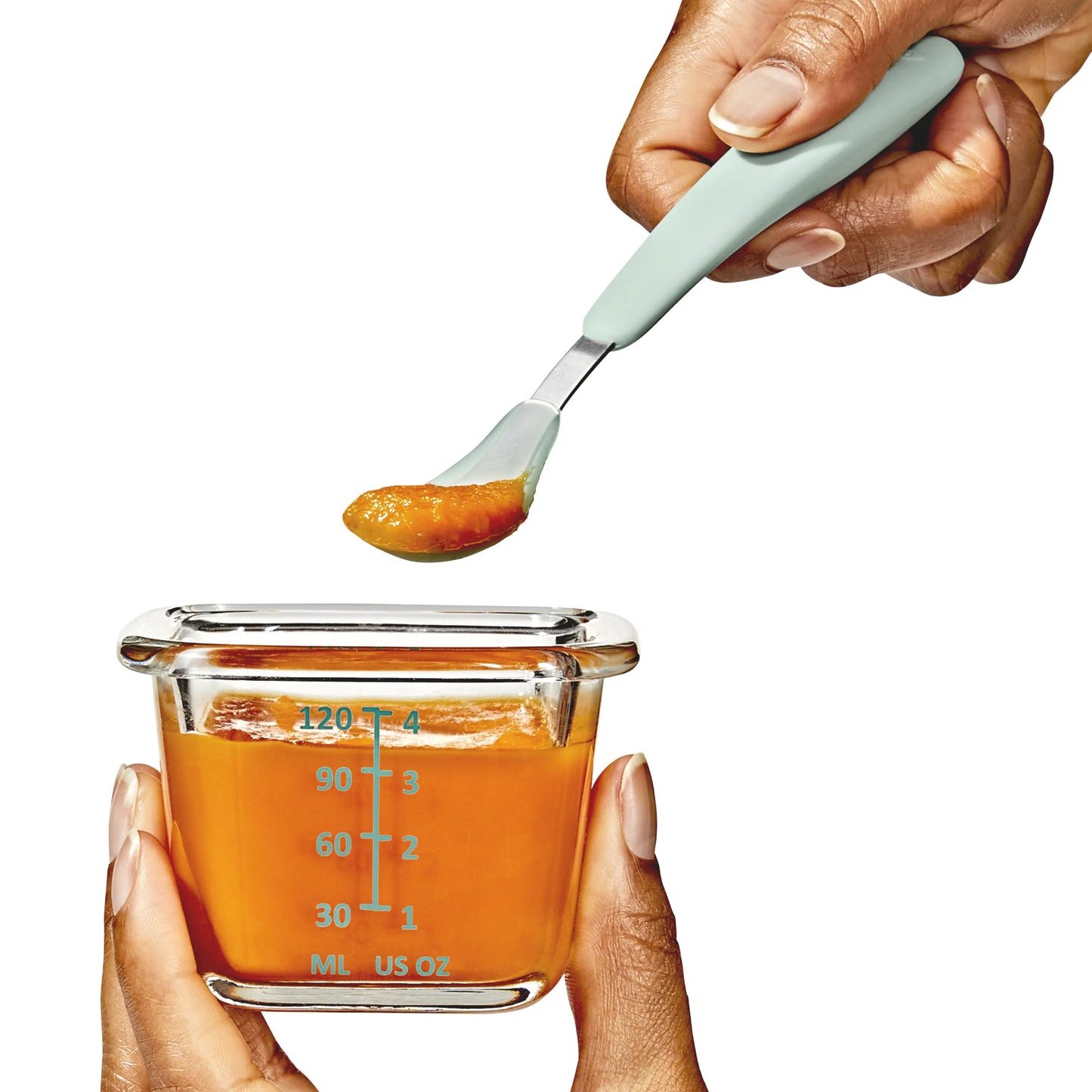 OXO TOT On-The-Go Feeding Spoon - Opal