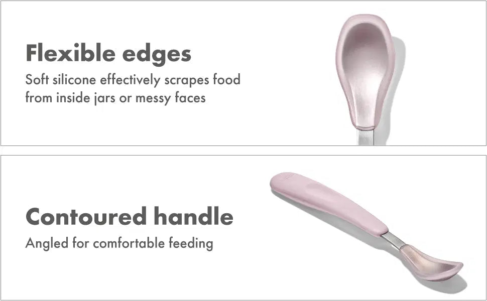 OXO TOT On-The-Go Feeding Spoon - Blossom OXO