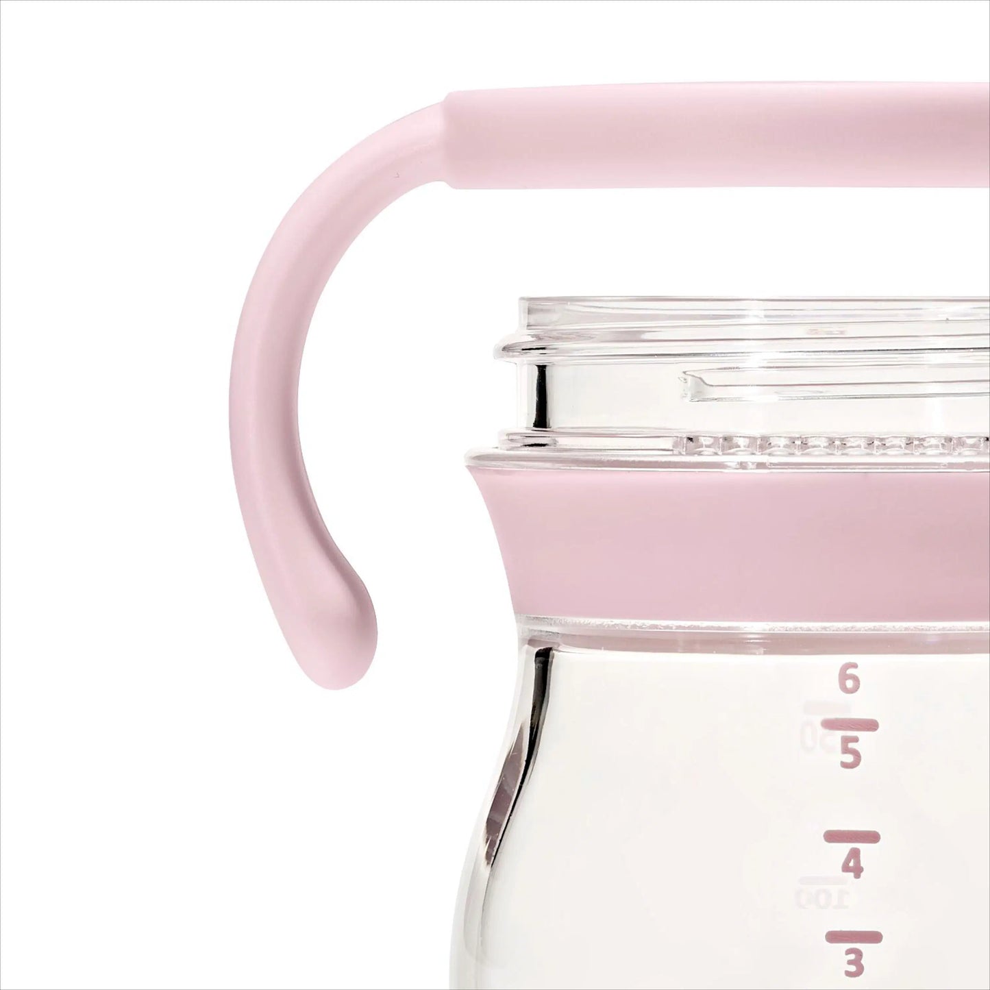 OXO TOT TRANSITIONS SOFT SPOUT SIPPY CUP WITH REMOVABLE HANDLES 6OZ - BLOSSOM