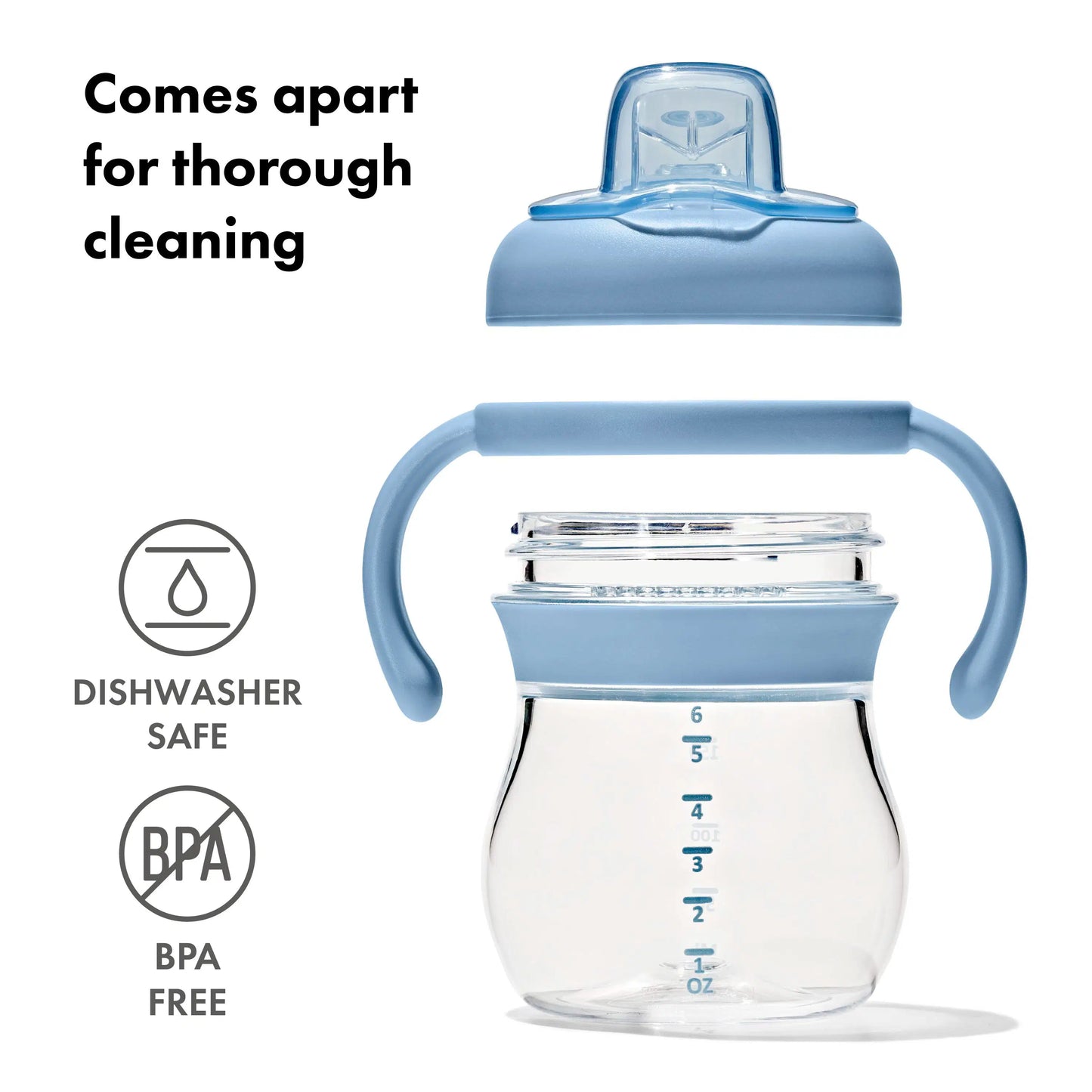 OXO Tot Transitions Soft Spout Sippy Cup Dusk 6oz