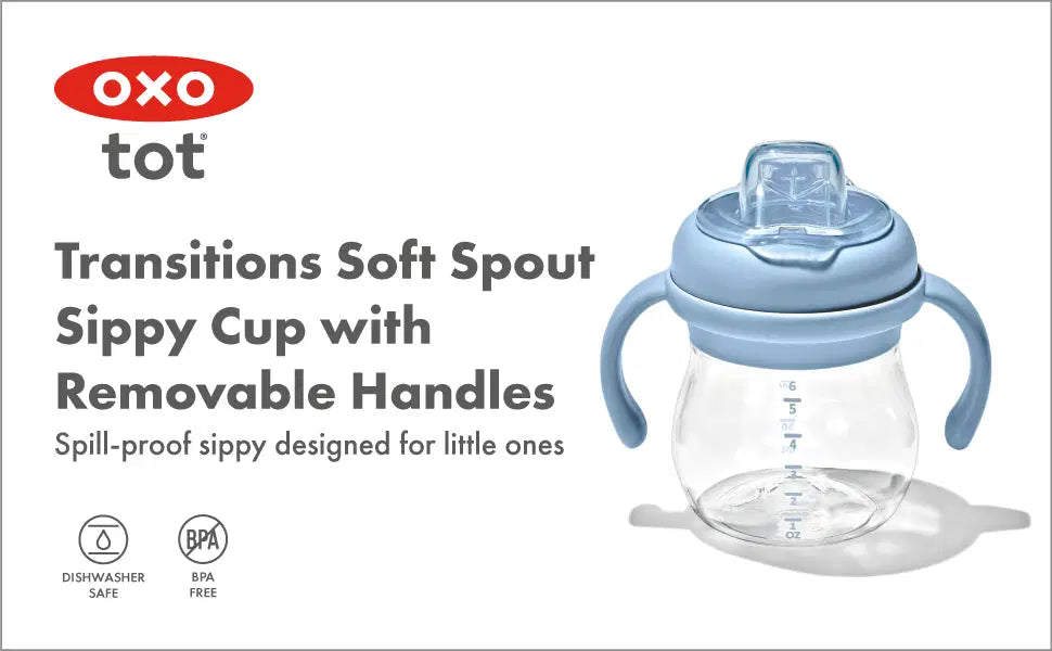 OXO Tot Transitions Soft Spout Sippy Cup Dusk 6oz