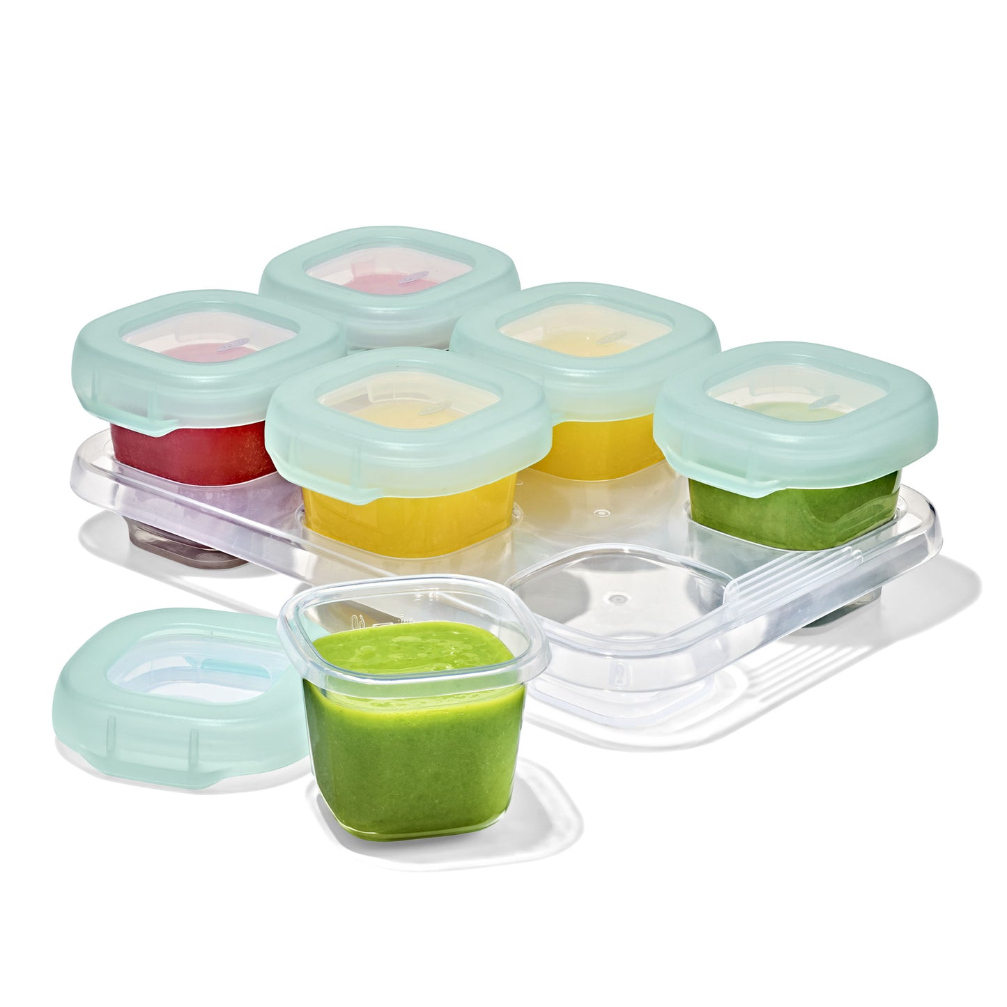 OXO TOT BABY BLOCKS FREEZER STORAGE CONTAINERS 60ML - OPAL