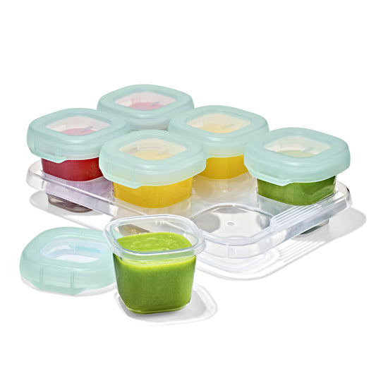 OXO TOT BABY BLOCKS FREEZER STORAGE CONTAINERS 60ML - OPAL