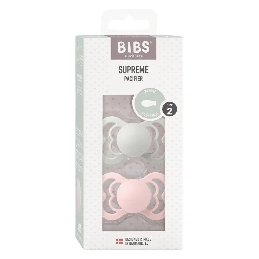 BIBS Supreme, Silicone S1 - Blossom/Haze - (2pk)
