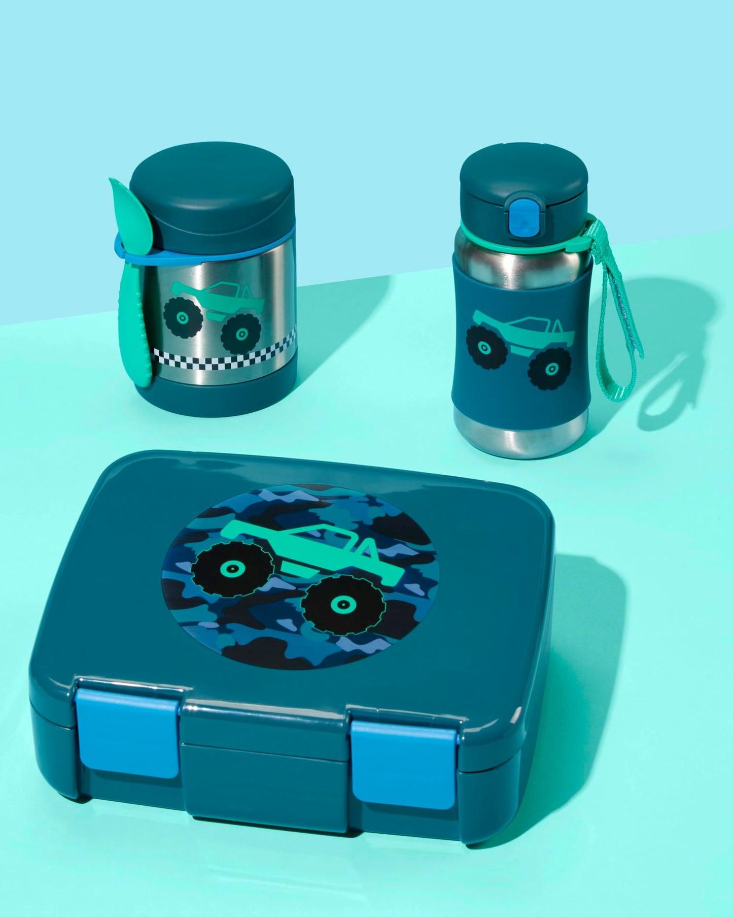 SKIP HOP SPARK STYLE BENTO LUNCH BOX, TRUCK