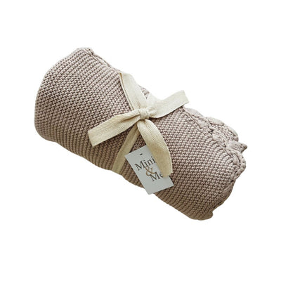 Mini & Mini SHELL BABY BLANKET (More Colors)