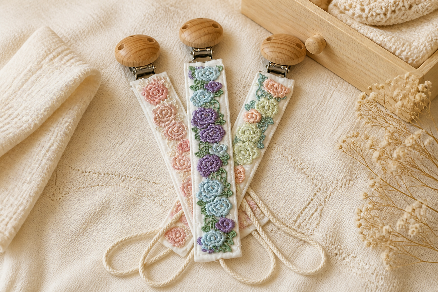 Giggle Bubs, Blossom Bloom Dummy Clip