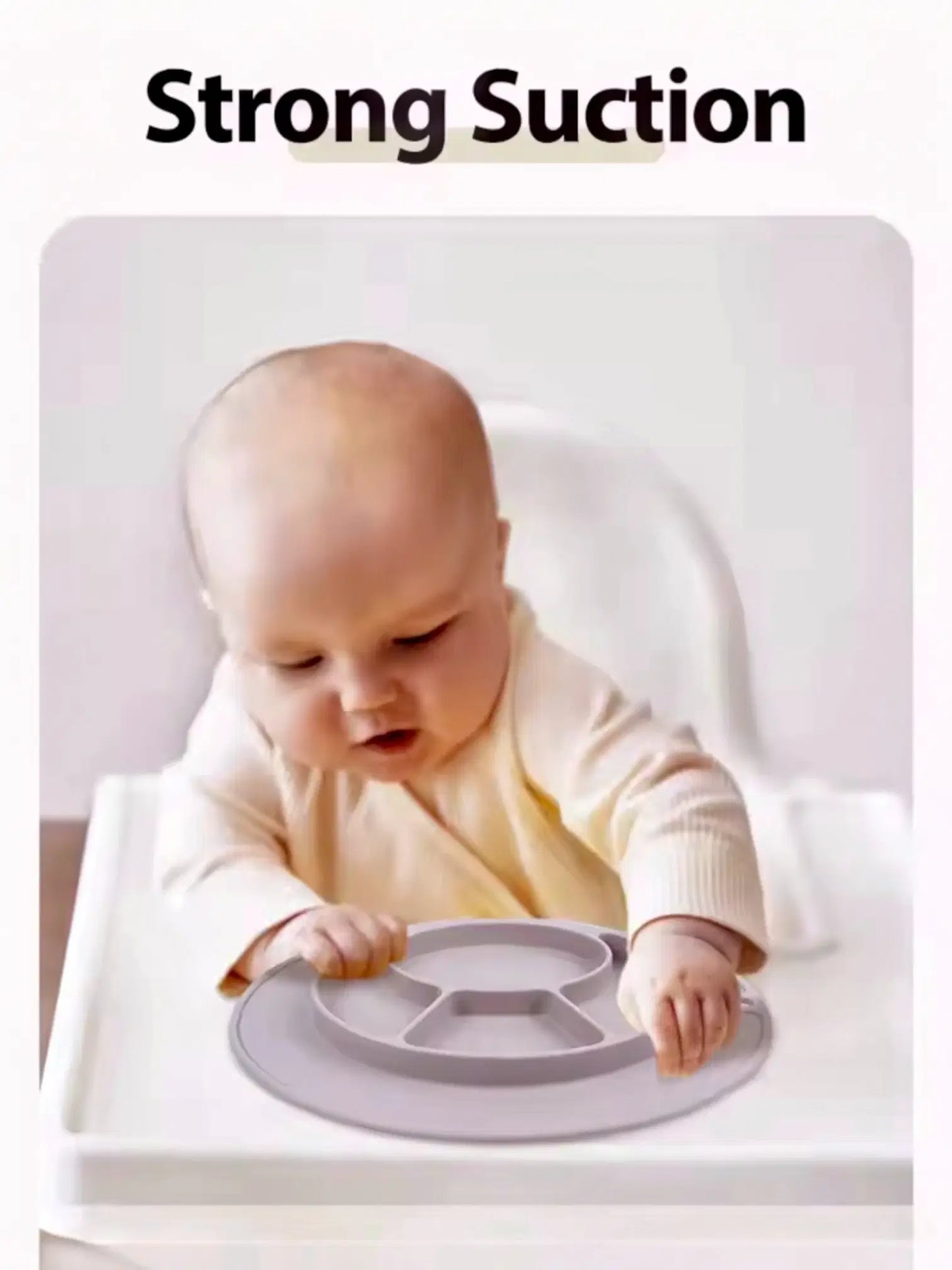 Giggle Bubs, Baby Silicone Non Slip Plate.