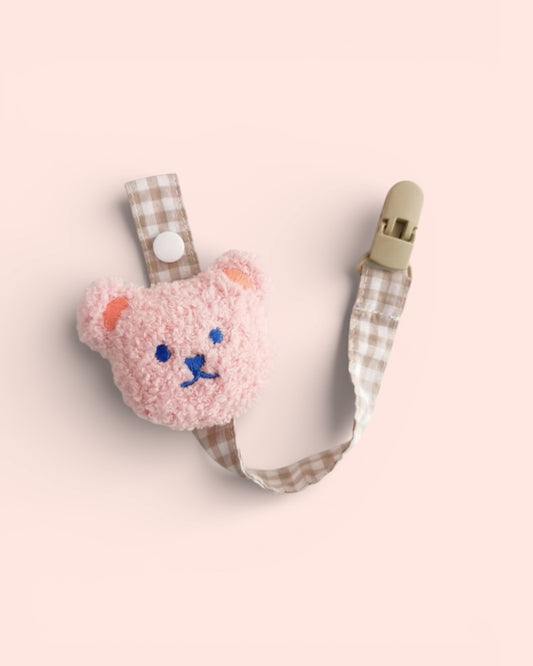 Giggle Bubs™ Plush Teddy Dummy Clip