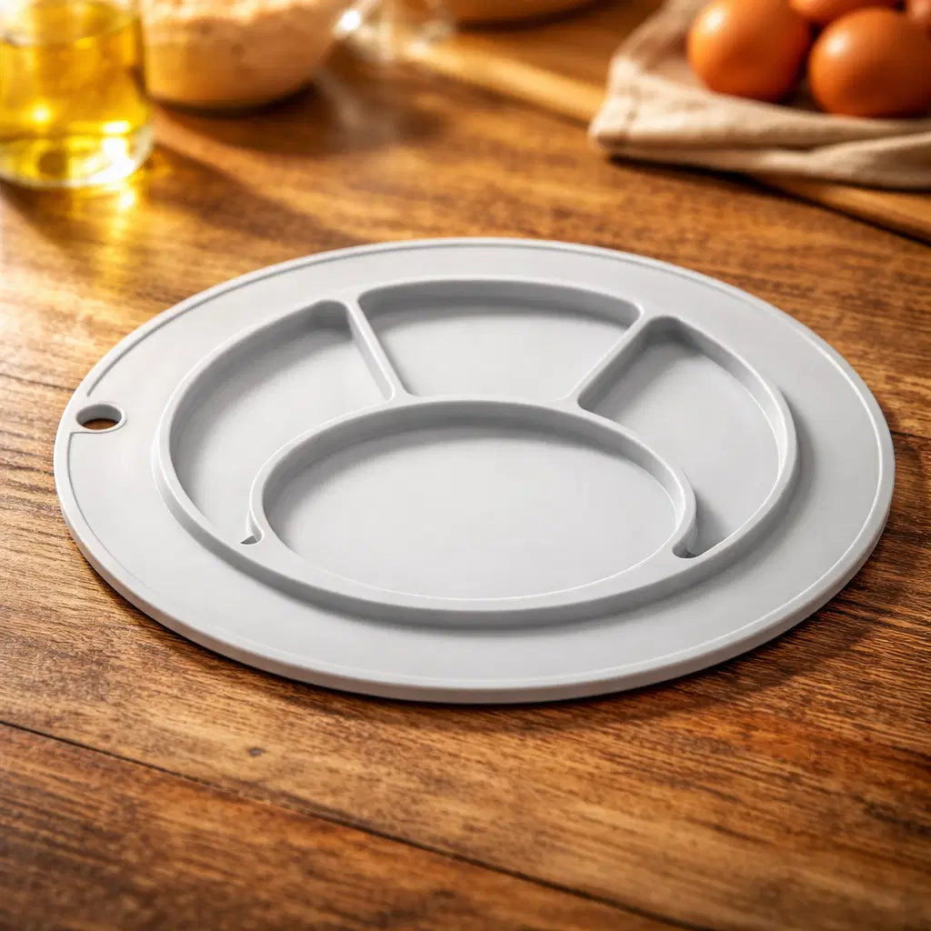 Giggle Bubs, Baby Silicone Non Slip Plate.