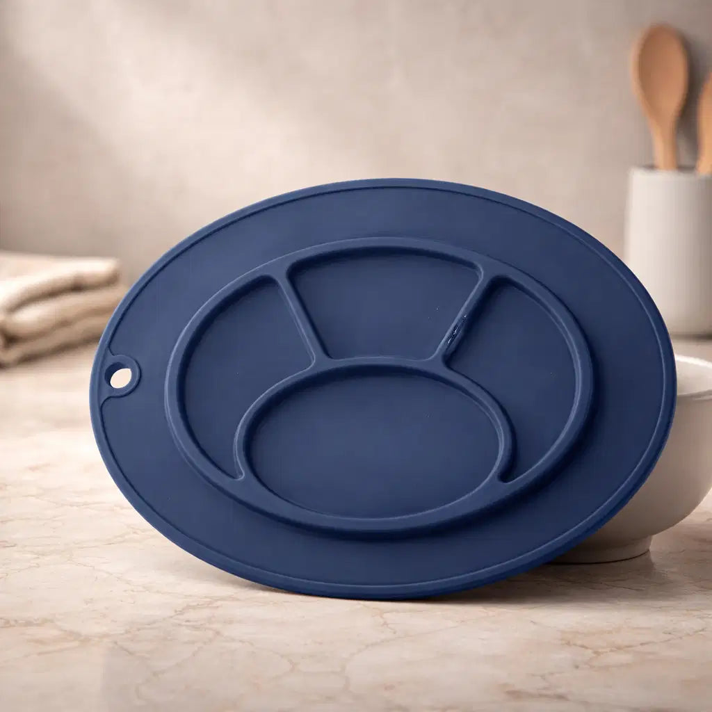 Giggle Bubs, Baby Silicone Non Slip Plate.