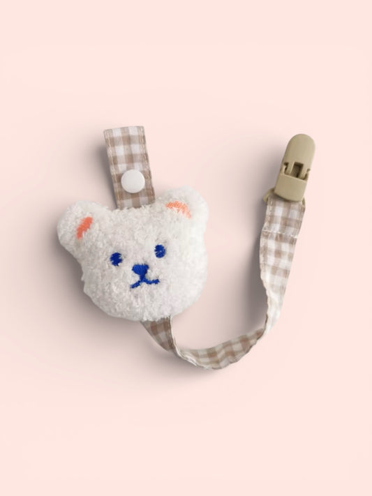 Giggle Bubs™ Plush Teddy Dummy Clip