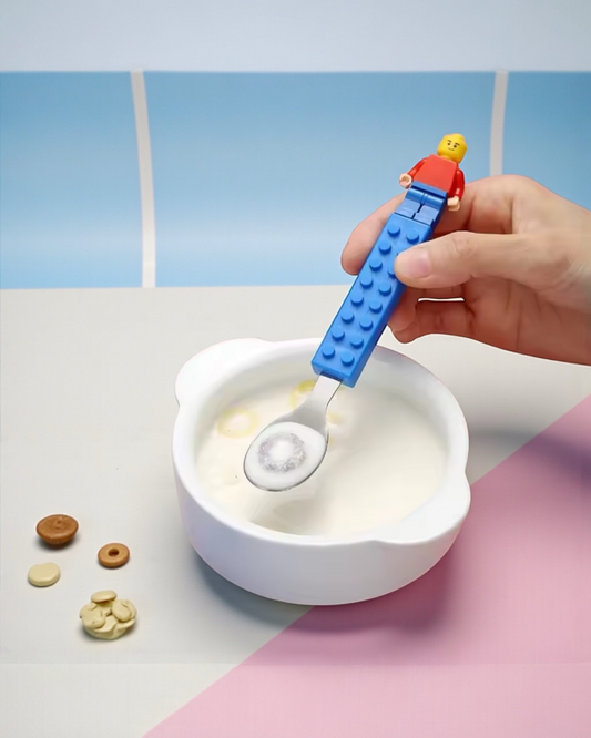 🧱 Giggle Bubs™ Brick Buddy Kids Cutlery Set