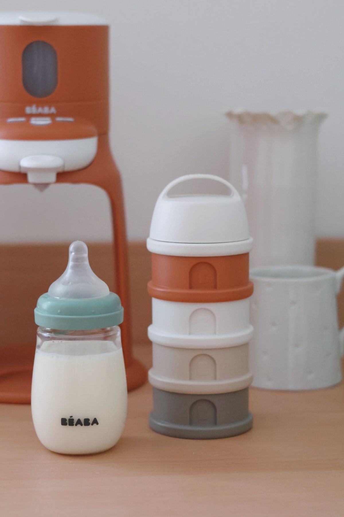 BEABA FORMULA AND SNACKS CONTAINER - TERRACOTTA