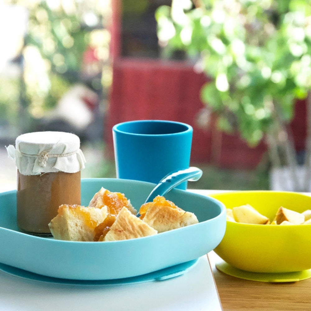 BEABA SILICONE SUCTION MEAL SET - BLUE
