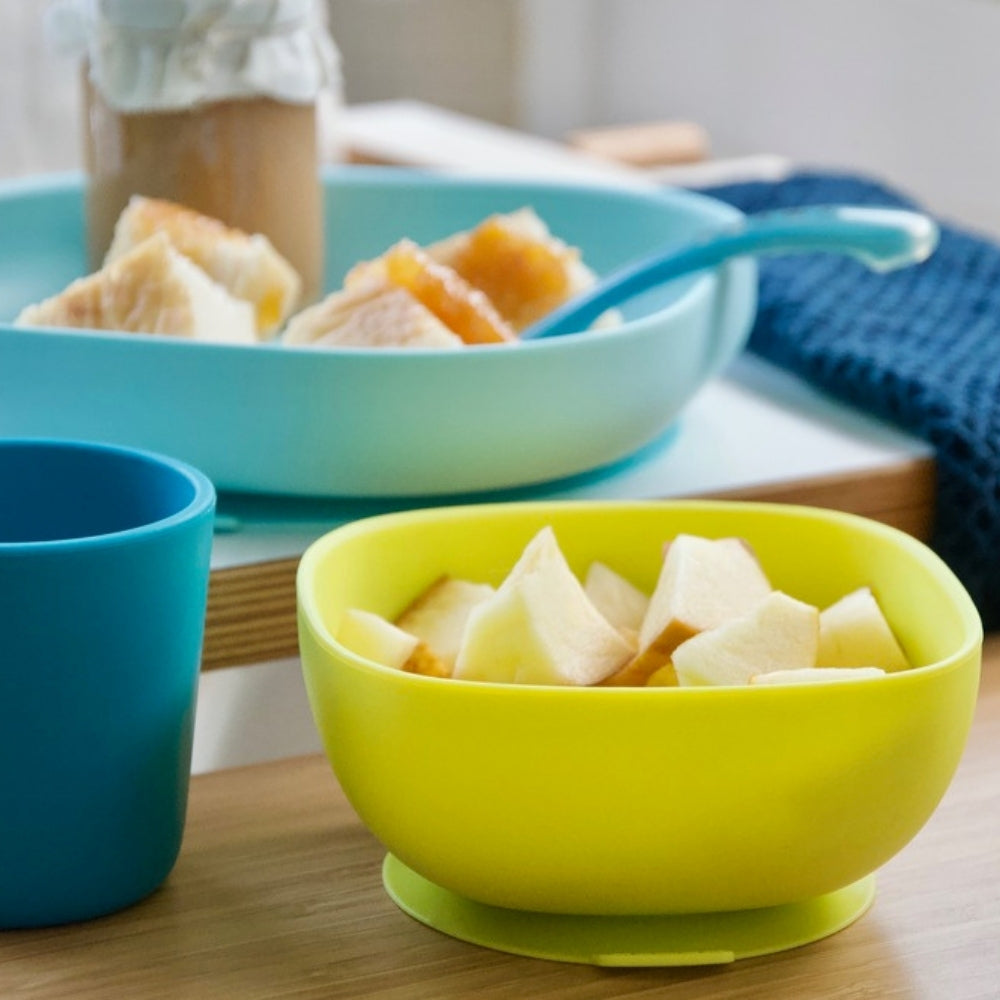 BEABA SILICONE SUCTION MEAL SET - BLUE