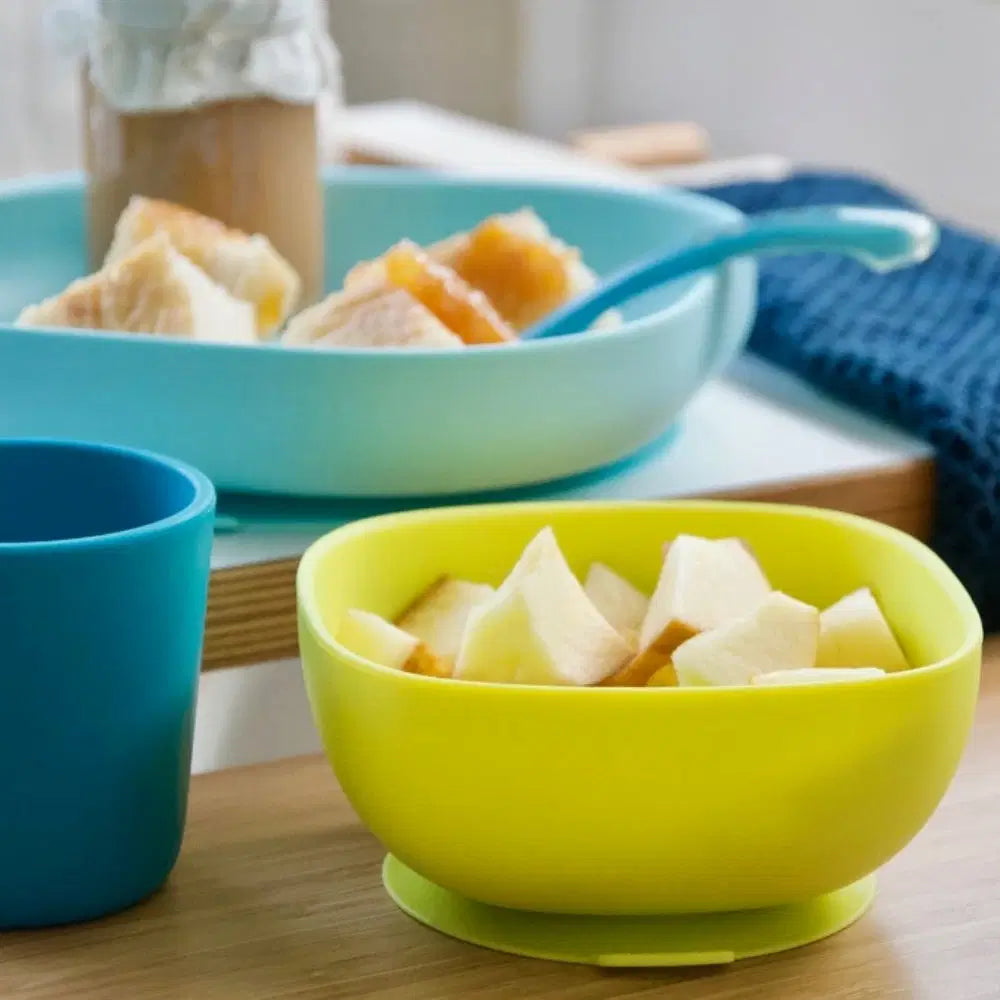 Beaba Silicone Suction Meal Set Blue