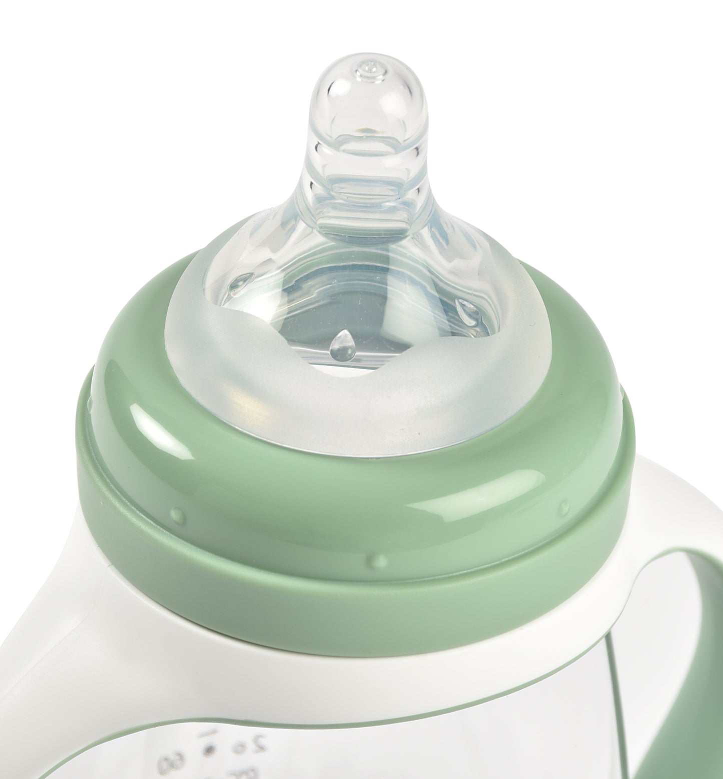 BEABA 2-IN-1 BOTTLE TO SIPPY LEARNING CUP 210ML - SAGE GREEN