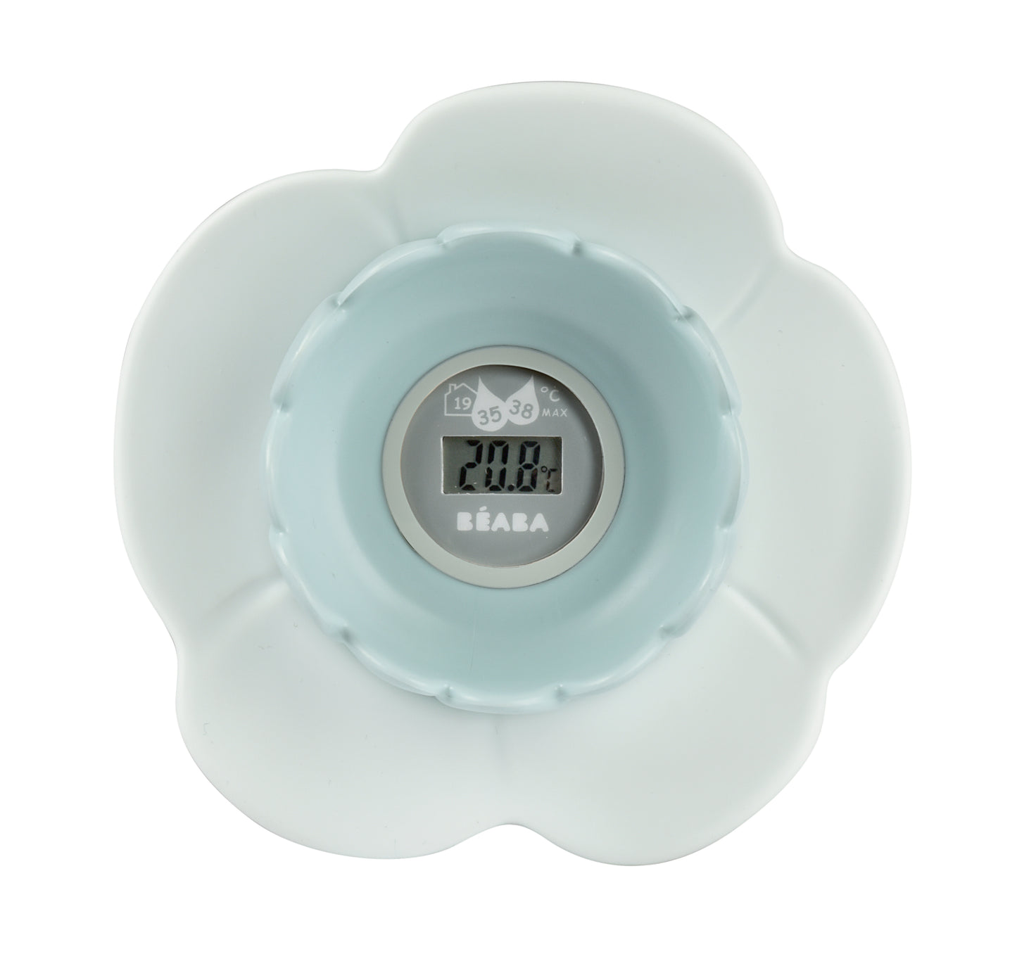 BEABA "LOTUS" MULTI FUNCTIONAL DIGITAL THERMOMETER - GREEN BLUE