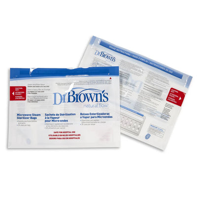 DR BROWN'S MICROWAVE STERILISER BAGS 5PK