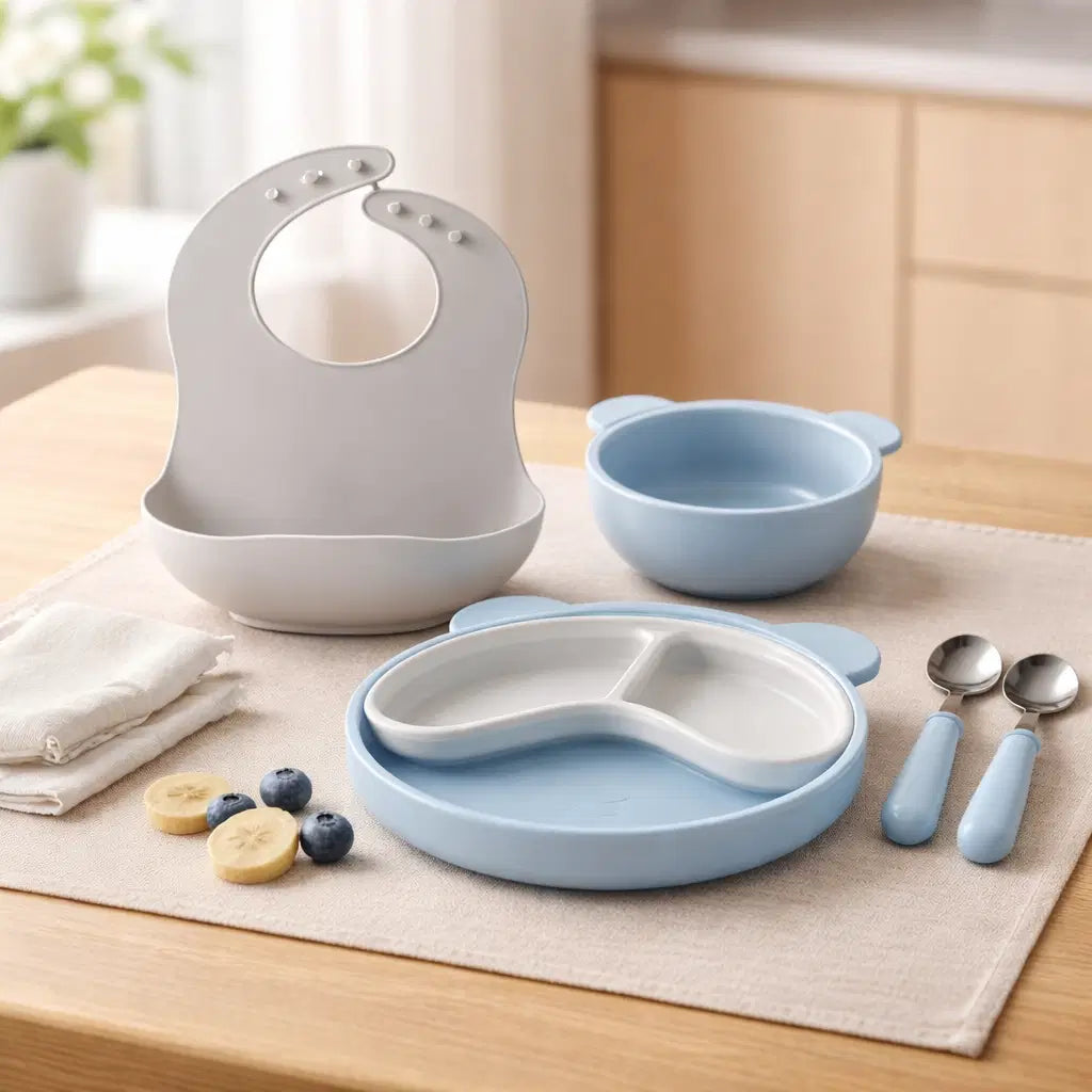Giggle Bubs,Toddler Grow-With-Me Feeding Set