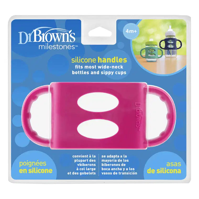 Dr Brown’s Wide Neck Silicone Handles for Feeding Bottle