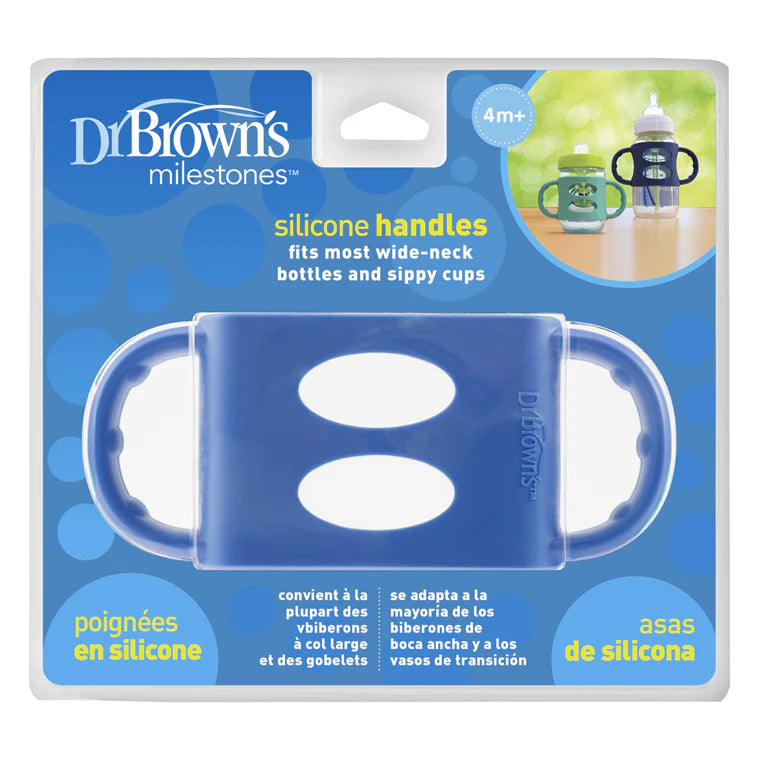 DR BROWN'S WIDE NECK SILICONE HANDLES FOR FEEDING BOTTLE