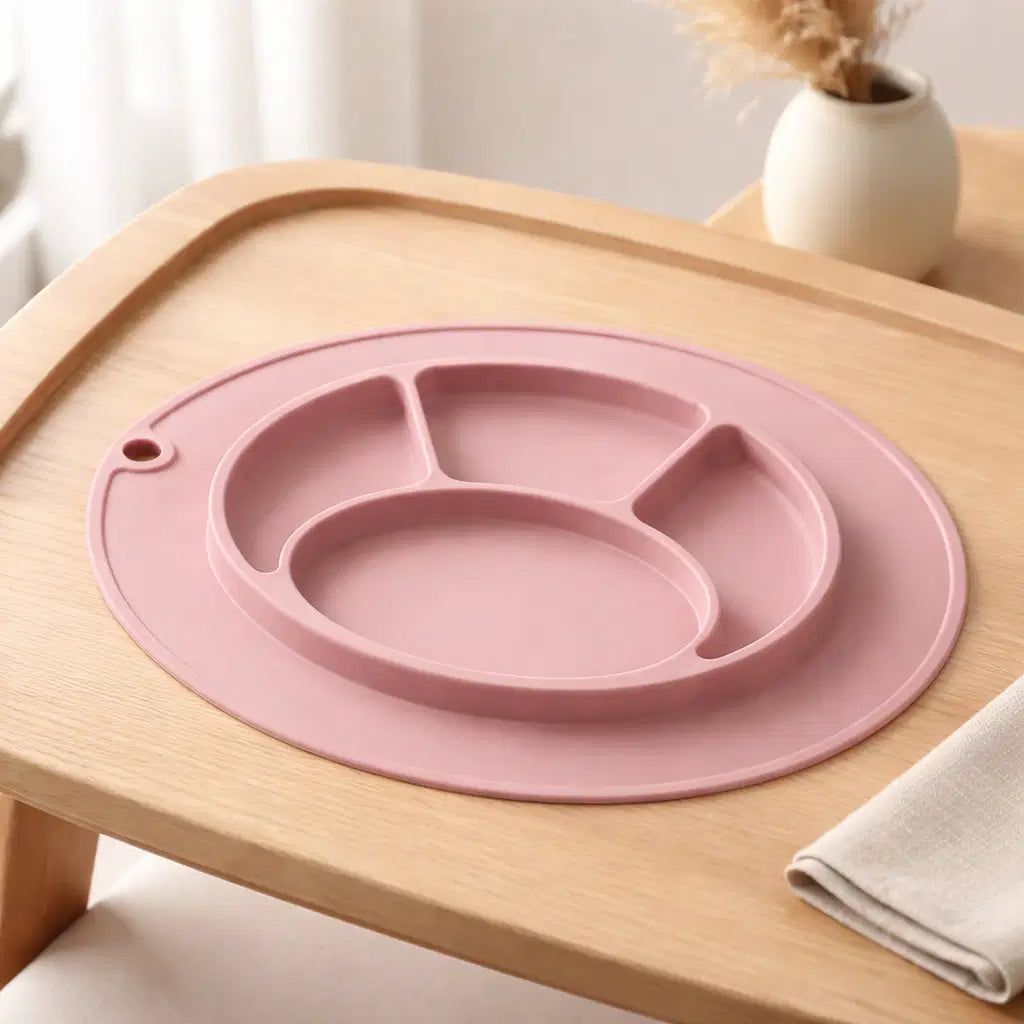Giggle Bubs, Baby Silicone Non Slip Plate.