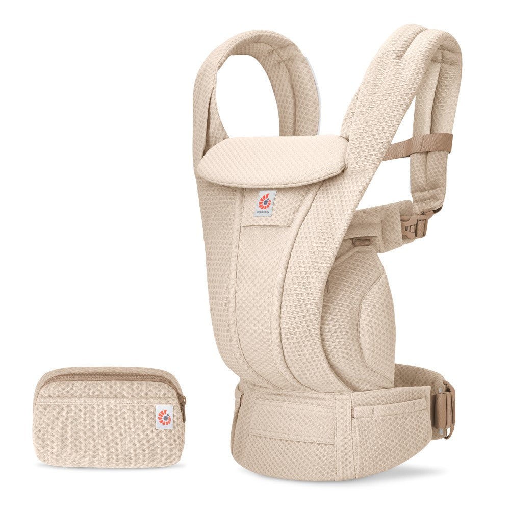 ERGOBABY OMNI DELUXE ALL-IN-ONE MESH BABY CARRIER - NATURAL BEIGE