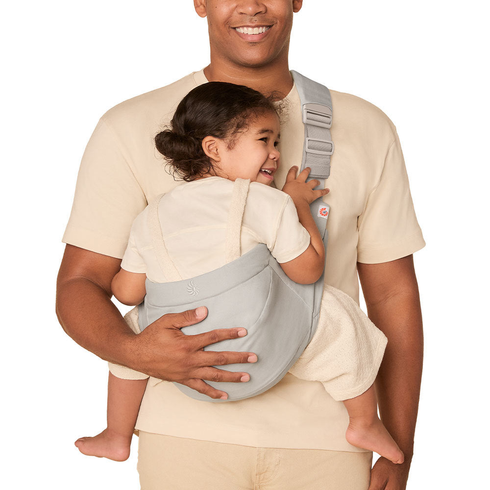 ERGOBABY UPSIE SLING CARRIER - PEARL GREY