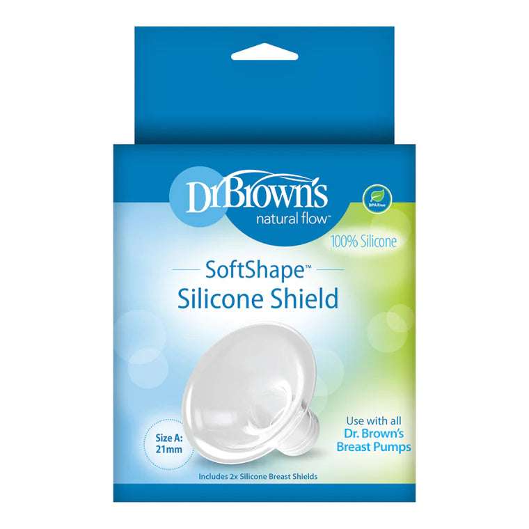 DR BROWN'S SOFTSHAPE™ SILICONE SHIELDS, 2-PACK