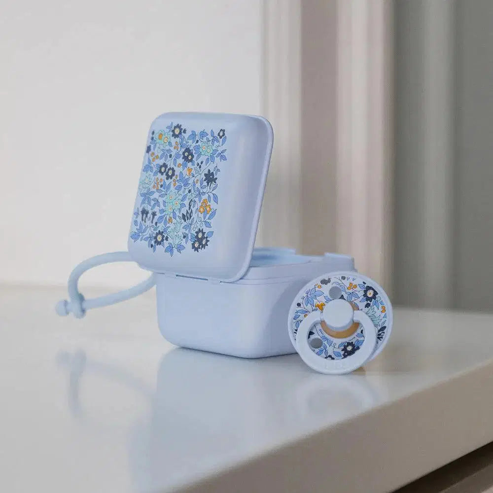 BIBS Pacifier Box Baby Blue