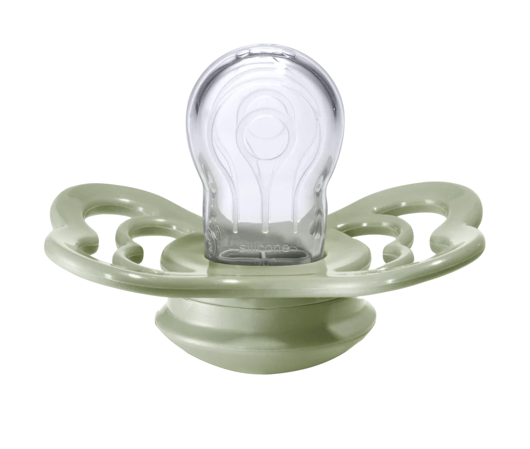 BIBS Supreme, Silicone S1 - Ivory/Sage - (2pk)